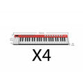 X Pro Mini 46/49/61 Tasten 24-Bit 128 Töne 8 Pads USB MIDI Keyboard Controller