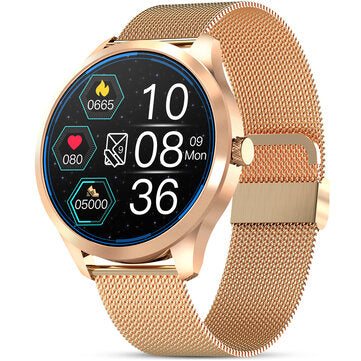 GOKOO Q9L 1,28 Zoll IPS Vollständiger Touchscreen Herzfrequenz-Blutdruck-Sauerstoffmonitor Anpassen des Zifferblatts Multi-Sport-Modi IP67 Wasserdichte Smartwatch