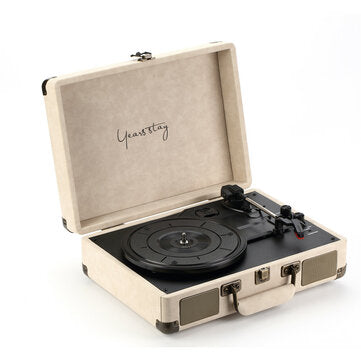 Tragbarer Vinyl-Plattenspieler Bluetooth-Lautsprecher Plattenspieler Hochleistungs-Bluetooth-tragbarer Phonograph