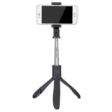 Elegantes, erweiterbares 2-in-1-Selfie-Stick-Mini-Stativ mit Bluetooth-Fernbedienung und verstellbarem Telefonhalter