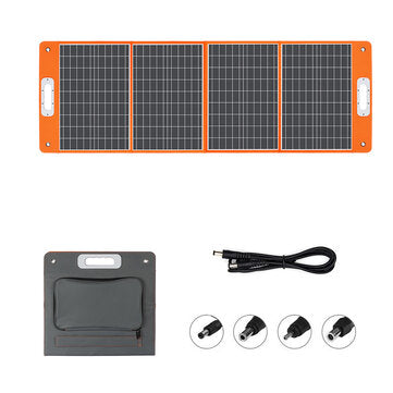 Blitzfisch TSP 18V 100W Faltbares Solarpanel Tragbares Solarladegerät mit DC/USB-Ausgang
