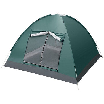 IPRee® 3-4 Personen Doppelschicht-Campingzelt mit Doppeltür Wasserdichtes Markisenzelt im Freien 125x200x200cm zum Angeln Camping Party
